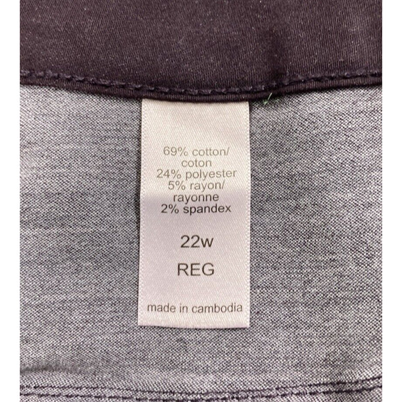 Maurices High Rise Jeans Womens Size 22W Deep Purple Stretch Skinny Casual - Picture 5 of 11